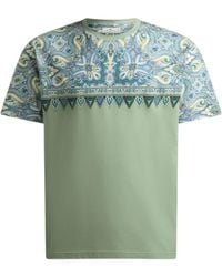 Etro - Cotton T-Shirt Roma - Lyst