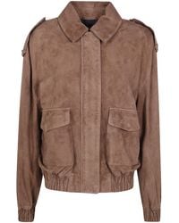 Arma - "Halti" Lamb Suede Jacket - Lyst