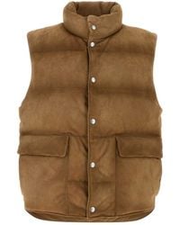 Prada - Solid Sleeveless Jacket - Lyst