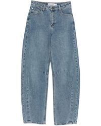 Self-Portrait - Wide Leg Denim Jeans - Lyst
