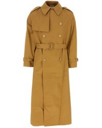 Vetements - Ochre Cotton Oversize Trench Coat - Lyst
