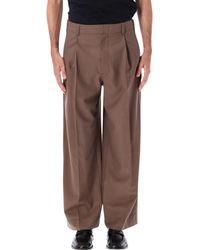 Lemaire - Tropical Wool Tailored Pants - Lyst