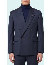 Lardini - Dark Feeling Double-Breasted Jacket - Lyst