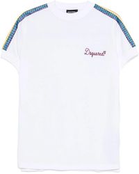 DSquared² - Striped T-Shirt - Lyst
