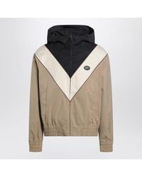 Valentino - Butter And Camel Jacket With Vlogo Patch - Lyst
