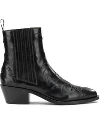 Sartore - "Parma 45 Mm" Cowboy Ankle Boots - Lyst