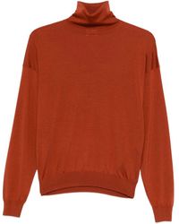 Saint Laurent - High-Neck Sweater - Lyst