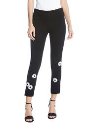 Karen Kane Women's Snake Print Piper Pants Black Size 3X