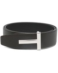 Tom Ford - "T Icon" Reversible Leather Belt - Lyst