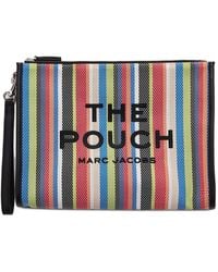 Marc Jacobs - The Stripe Mesh Large Pouch - Lyst