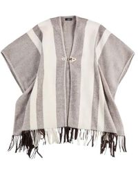 Fay - Fringed Wool-Blend Coat - Lyst