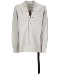 Rick Owens - Organic Cotton Overshirt - Lyst