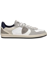 Philippe Model - Perforated Lace-Up Sneakers - Lyst