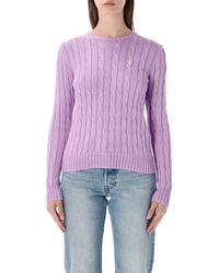 Ralph Lauren - Touch Julianna Cable-Knit Sweater - Lyst