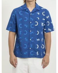 Celine - Cotton Poplin Bowling Shirt - Lyst
