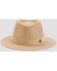Maison Michel - Andre Suede Hat - Lyst