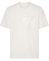 Maison Margiela - Taped Cotton T-Shirt - Lyst