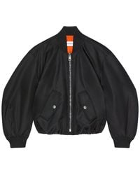 Givenchy - Cropped Cocoon Bomber - Lyst