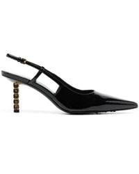 Givenchy - G Cube Patent Leather Slingback Pumps - Lyst