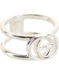 Gucci - Interlocking G Cutout Ring - Lyst