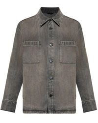 Fendi - Patch-Pocket Denim Jacket - Lyst