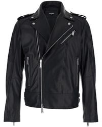 DSquared² - Jacket With Three Zip Pockets On The Front - Lyst