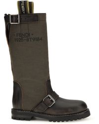 Fendi - Commando High Boots - Lyst