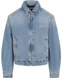 Jacquemus - Tabac La Veste De-Nimes Canevas Jacket - Lyst