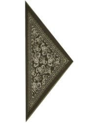 Etro - Silk Scarf With Paisley Motif And Pegaso - Lyst