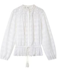 Isabel Marant - Polly Cotton Blouse - Lyst