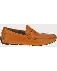 Ferragamo - Driver — Cognac/Tan - Lyst