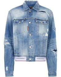 DSquared² - Cotton Sportsjacket - Lyst
