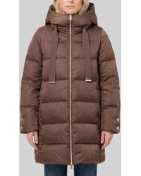 Herno - A-Line Midi Down Jacket - Lyst