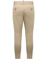 DSquared² - Refined Chino Stretch Pants - Lyst