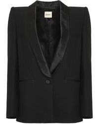 KHAITE - Helio Single-Breasted One Button Jacket - Lyst