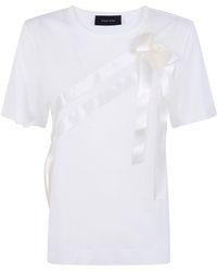 Simone Rocha - "Bow Sash" Easy T-Shirt - Lyst