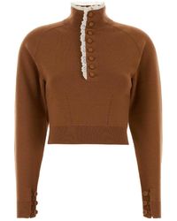 Chloé - Caramel Wool Sweater - Lyst