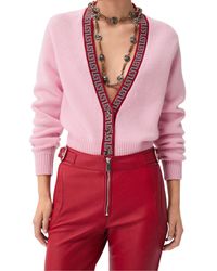 Versace - Wool & Cashmere Knit Cardigan - Lyst