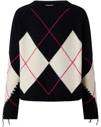 Pinko - Pullover Argyle Traforato - Lyst