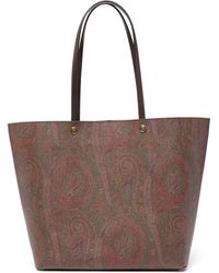 Etro - Borsa A Spalla Con Stampa Paisley - Lyst