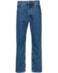 Palm Angels - Jeans A Gamba Dritta Con Ricamo Monogramma - Lyst