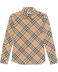 Burberry - Camicia A Quadri Ip - Lyst