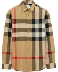 Burberry - Camicia summerton - Lyst