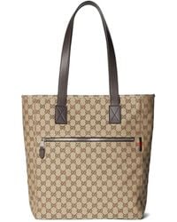 Gucci - Gg Canvas Large Tote Bag - Lyst