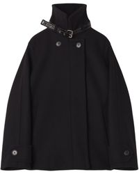 Lanvin - Cappotto A Collo Alto - Lyst