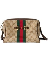Gucci - Camera Bag Horsebit Web Misura Piccola - Lyst