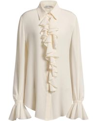 Alberta Ferretti - Camicia Crepe De Chine - Lyst