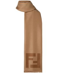 Fendi - Sciarpa 70X180 Ff - Lyst