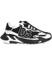 Dolce & Gabbana - Sneakers Chunky Con Logo Ricamato-Uomo - Lyst