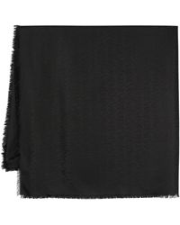 Saint Laurent - Sciarpa Quadrata - Lyst